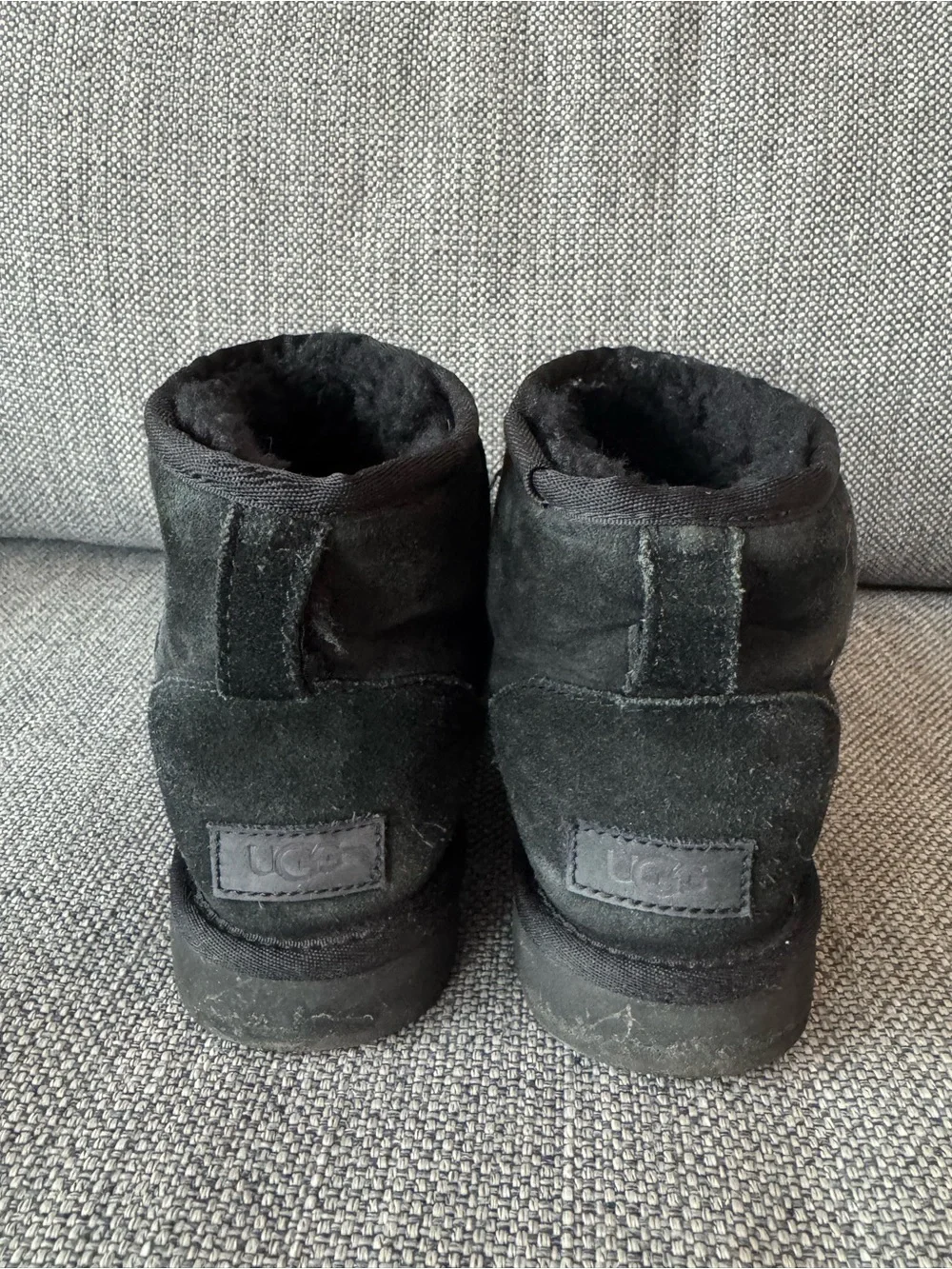 Black Uggs Short Suede Winter Boots